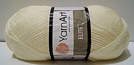 Нитки пряжа для в'язання акриловаELITE YarnArt № 851 - крем