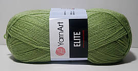 Нитки пряжа для в'язання акрилова ELITE YarnArt Еліт Ярнарт № 69 - полин