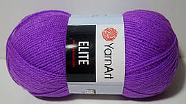 Нитки пряжа для в'язання акрилова ELITE YarnArt Еліт Ярнарт № 75 - орхідея