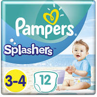 Подгузники Pampers для плавания Splashers Размер 3-4 (6-11 кг) 12 шт (8001090698346)