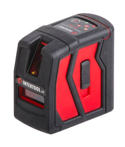 Рівень лазерний міні, 2 лазерні головки INTERTOOL MT-3050, фото 1
