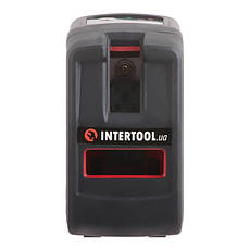 Рівень лазерний міні, 2 лазерні головки INTERTOOL MT-3050, фото 5