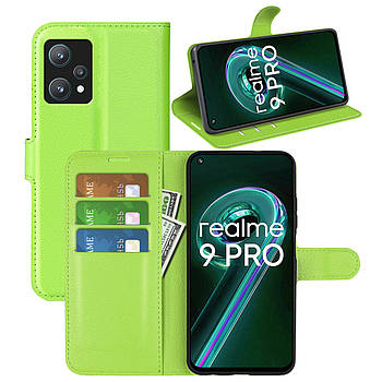 Чохол-книжка Litchie Wallet для Realme 9 Pro Light Green