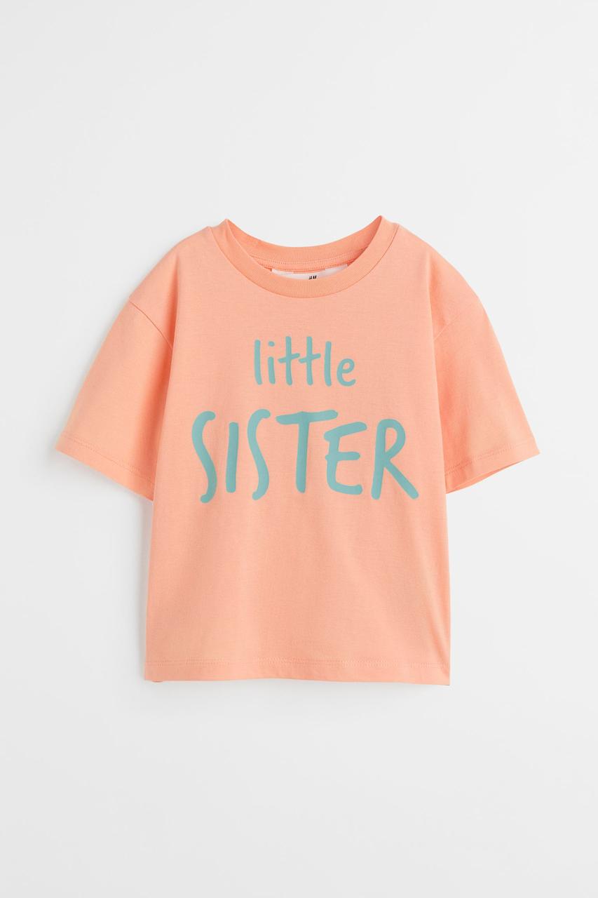 Футболка помаранчева Little Sister H&M 122/128см