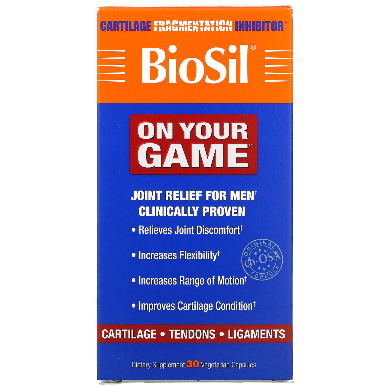BioSil by Natural Factors, BioSil, On Your Game, 30 Vegetarian Capsules NFS-39171, Київ, фото 1