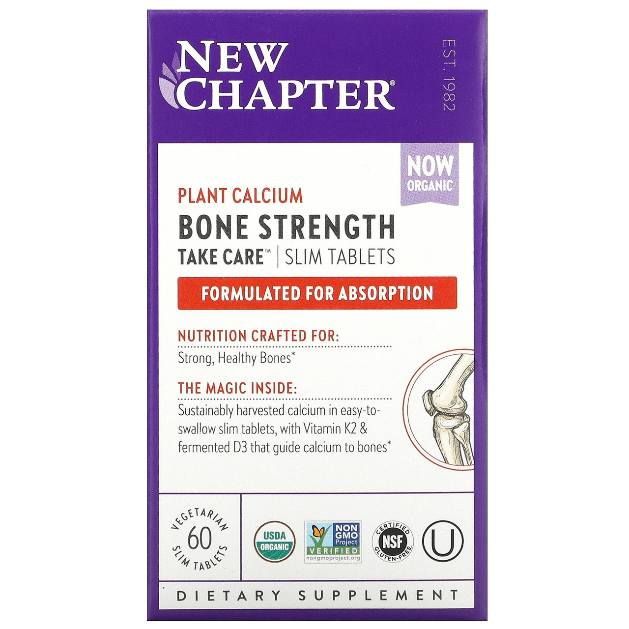 New Chapter, Bone Strength Take Care, 60 вегетарианских таблеток для снижения веса NCR-00407 Киев - фото 1 - id-p936720573