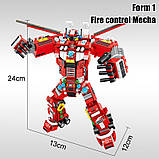 Конструктор Panlos 633027 "Трансформер. Будівельна техніка 11в1" 723 деталі, фото 2