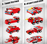 Конструктор Panlos 633027 "Трансформер. Будівельна техніка 11в1" 723 деталі, фото 7