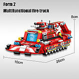 Конструктор Panlos 633027 "Трансформер. Будівельна техніка 11в1" 723 деталі, фото 4