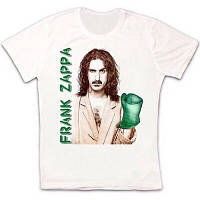 Футболка белая Frank Zappa ''Them Or Us'' Vintage T-Shirt XS