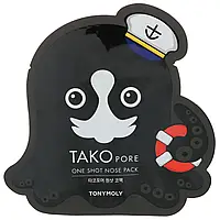 Tony Moly, Tako Pore, одноразовая упаковка для носа, 1 салфетка TMY-01304 Киев