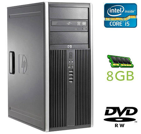ПК HP Compaq /Core i5-2500 4 ядра 3.3GHz/ 8 GB DDR3 / no HDD / HD Graphics 2000 / 320W / DVD-RW, фото 1