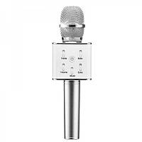 Караоке мікрофон з колонкою Q7 бездротовий (Q7(Silver))