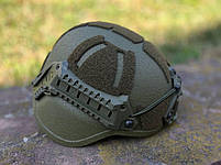 Балістична каска (шолом) NIJ IIIA Sestan-Busch Helmet BK-ACH GEN II | OD Green, фото 5