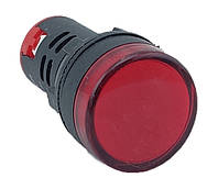 Лампа AD22DS d22mm красная 110V AC/DC TNSy