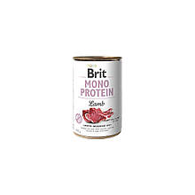 Корм вологий для собак Brit Mono Protein Lamb 400 г (ягня)