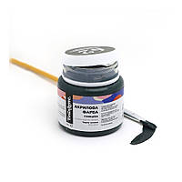 Акрилова фарба глянцева Чорно-зелена Brushme AP5062 50 мл