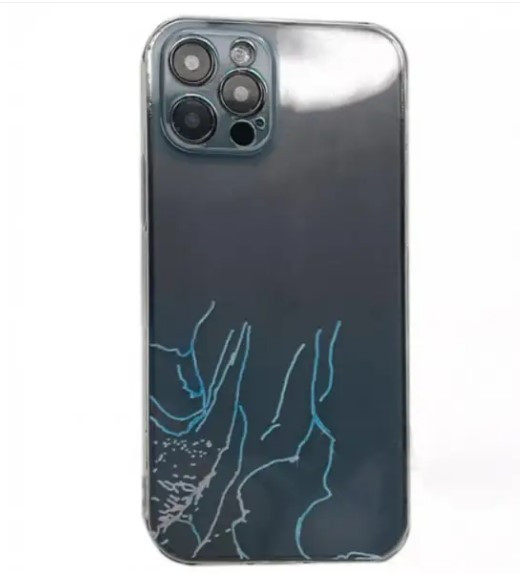 Чохол накладка Marble design TPU Case для Apple iPhone 12 Pro Sea Blue, фото 1