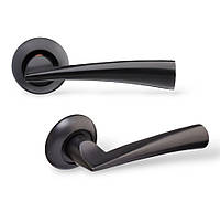 Дверные ручки Gavroche VANADIUM A5 Black черный (для межкомнатных и входных дверей)