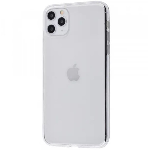 Чохол накладка Silicone Clear Case 2.0 mm (TPU) для Apple iPhone 11 Pro Max Transparent, фото 1