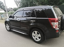 Бокові пороги для Suzuki Grand Vitara 2005-2017 Нержавіюча сталь (2 шт.)