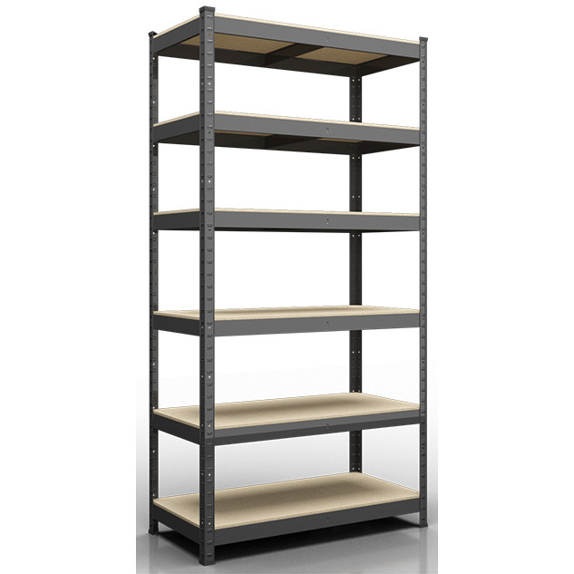 Стелаж металевий Бюджет ДСП/МДФ (2400х1200х400) пофарбований