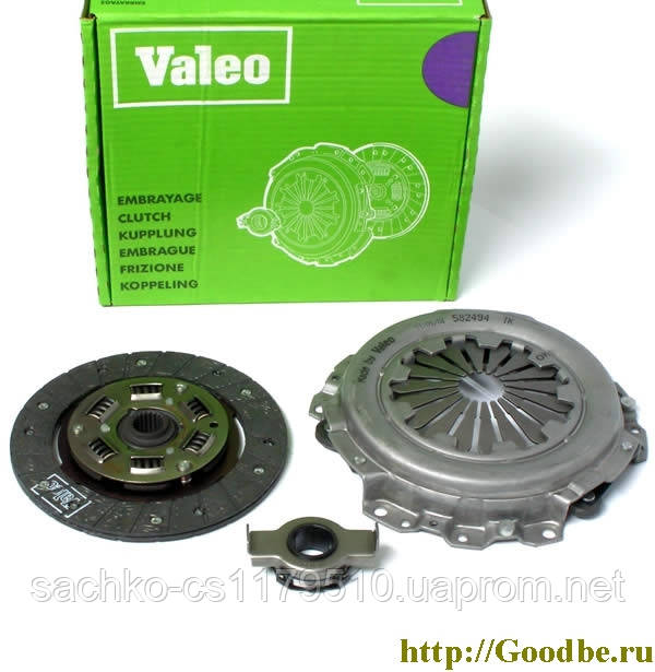 Сцепление Valeo комплект (корзина+диск+выжимной) Fiat Doblo (2006-) 1.3 Multijet - фото 1 - id-p24199670