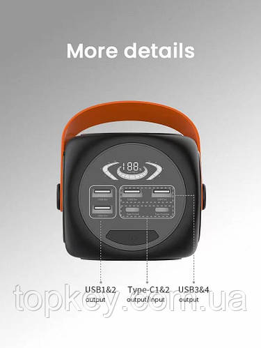 Повербанк 60000 mAh 65W для НОУТБУКА O2project Зарядная станция c ...