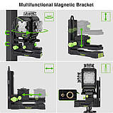 Лазерний рівень нівелір Huepar S04CG Premium + приймач, фото 7