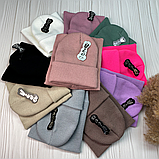 М 91029. Комплект зимовий для дівчинки-підлітка шапка  і снуд, різні кольори (3-20 років), фото 10