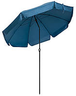 Большой пляжный зонт с тефлоновым покрытием Ø180 см Livarno синий