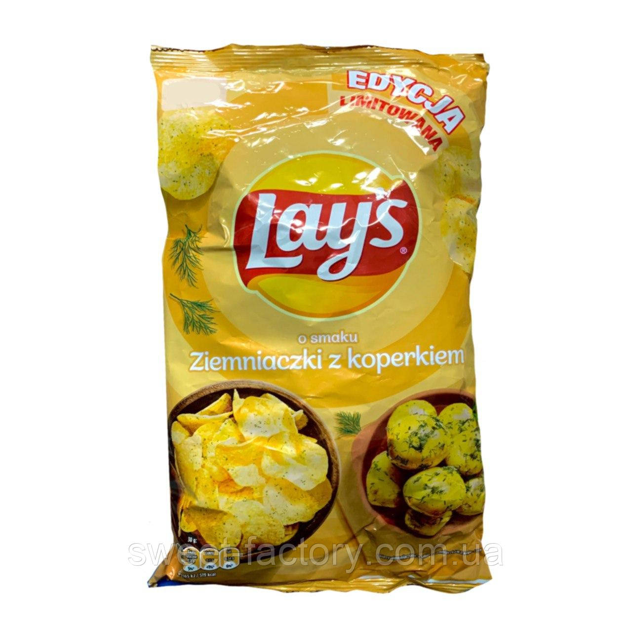 Купить Чипсы Lay's Ziemniaczki z koporkiem Картошка с укропом 130g ...