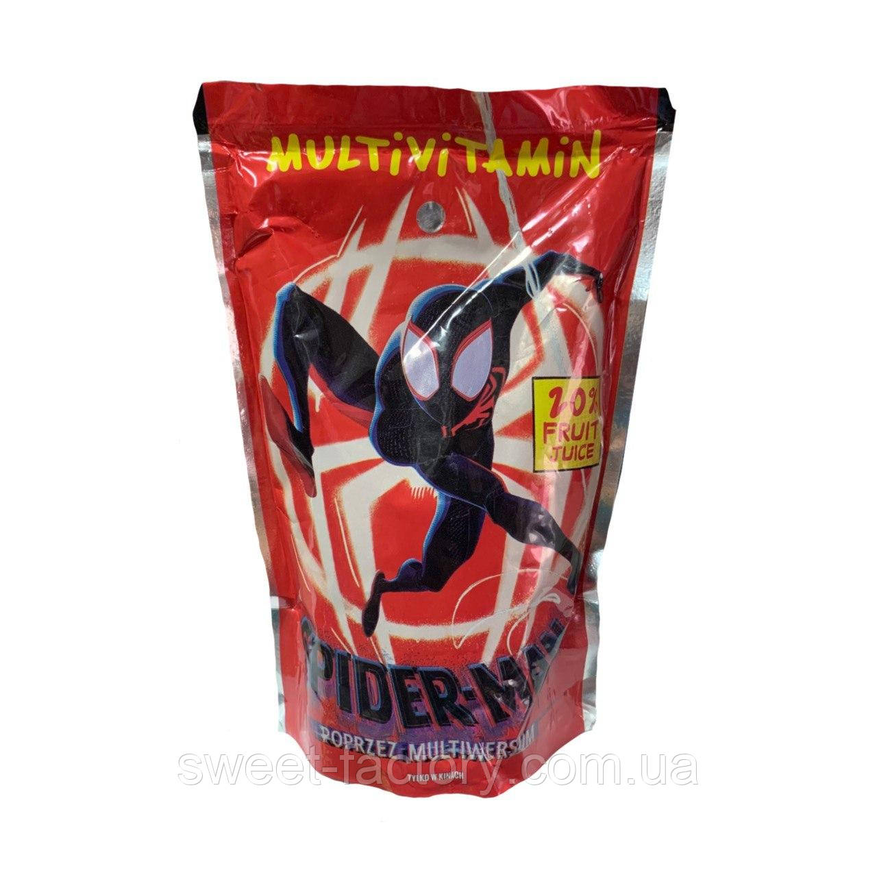 Сік Spider-Man Poprzez Multiwesum Fruit Juice мультивітамін 200ml, фото 1