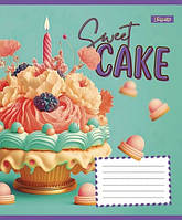 Тетрадь в клетку 24 листа Тортик на День рождения