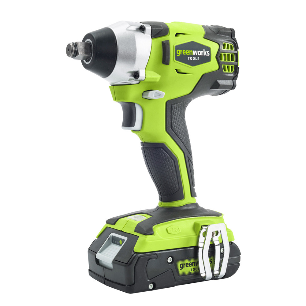 Гайковерт акум.ударний Greenworks GD24IW, solo