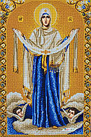 3044 Покров Пресвятой Богородицы, набор для вышивки бисером иконы