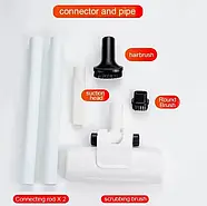 Бездротовий вертикальний акумуляторний ручний пилосос 2 в 1 Wireless vacuum cleaner MA2304-27, фото 9