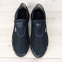 Кросівки мокасини чоловічі сітка сині Dago Style 3119, фото 6