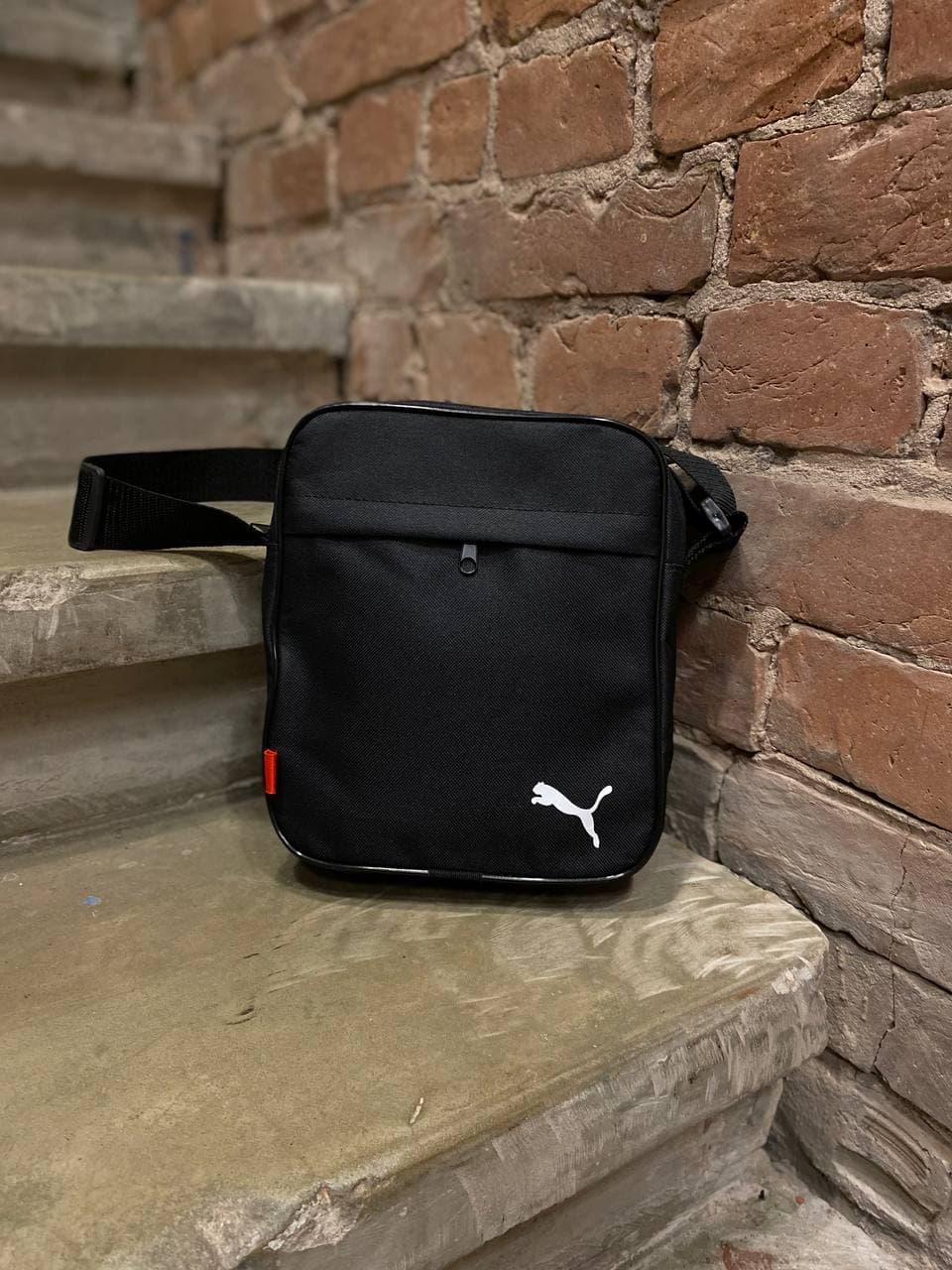 Барсетка Puma чорна чоловіча Сумка через плече пума Сумка Puma, фото 1