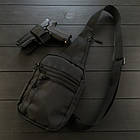 Тактична сумка з кобурою барсетка для зброї тактичний слінг на липучці, фото 2