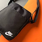 Сумка Nike чорного кольору / Чоловіча спортивна сумка через плече найк/ Барсетка Найк, фото 2