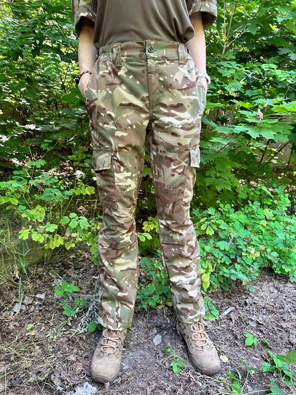 Жіночі військові літні штани мультикам жіночі тактичні штани ЗСУ "Multicam" XL