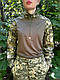 Жіноча тактична бойова сорочка Убакс Піксель UBACS літній жіночий піксель ММ14, фото 2