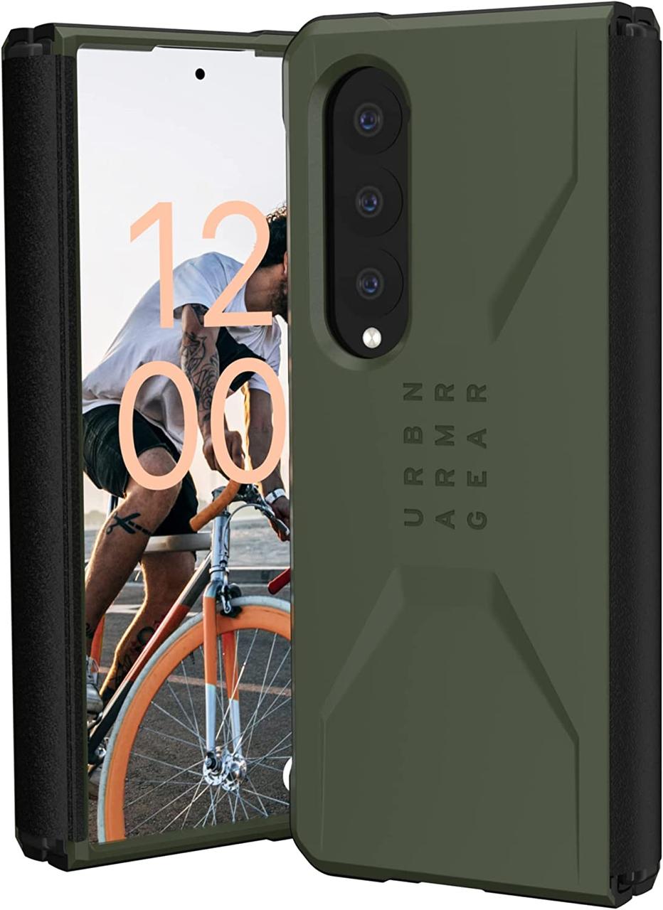 Чохол UAG Civillian Series Olive для Samsung Galaxy Z Fold 4, фото 1