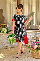 Красивое Летнее платье свободного кроя Ткань: софт. Размер 50-52,54-56,58-60
