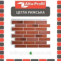 Фасадная панель Альта-Профиль Кирпич Рижский 795х591х20 мм цвет 04