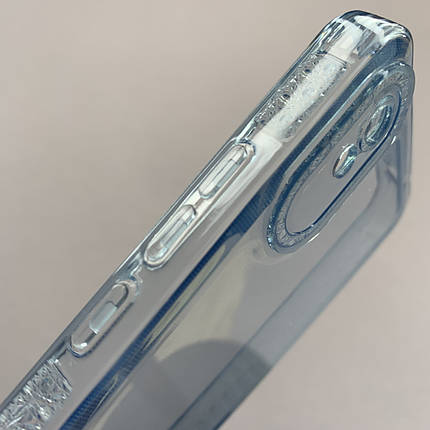 Чохол для Xiaomi Redmi 9А силіконовий чохол з блискучою рамкою на телефон сяомі редмі 9а блакитний l6t, фото 3