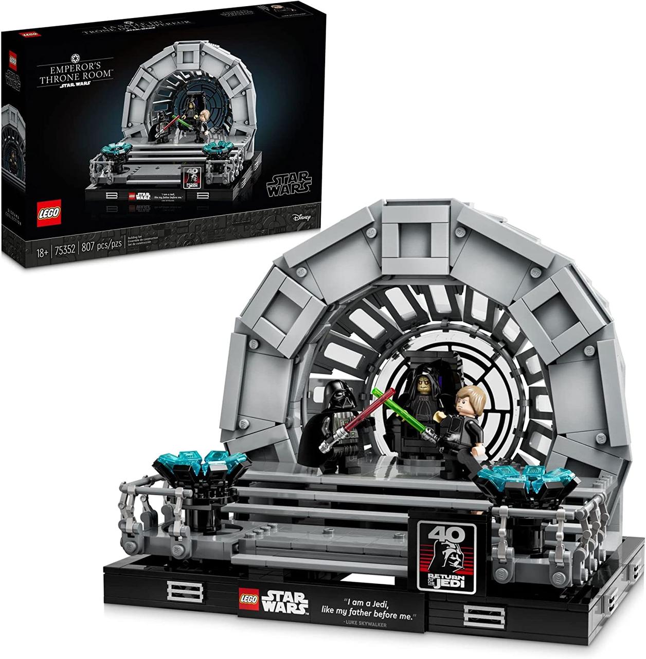 Lego Star Wars Лего Зоряні війни Діорама «Тронний зал імператора» 75352