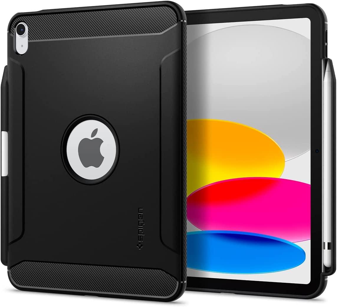 Чохол Spigen Rugged Armor Matte Black для iPad 10.9 2022 10th Gen ACS05552