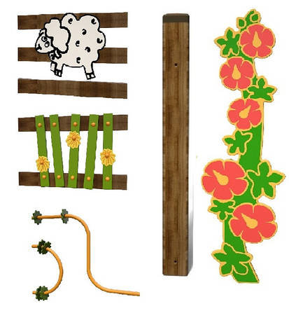 Елементи благоустрою дитячих майданчиків